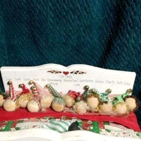 Vtg Twas The Night Before Christmas  Decor Piece - Picture 4 of 12